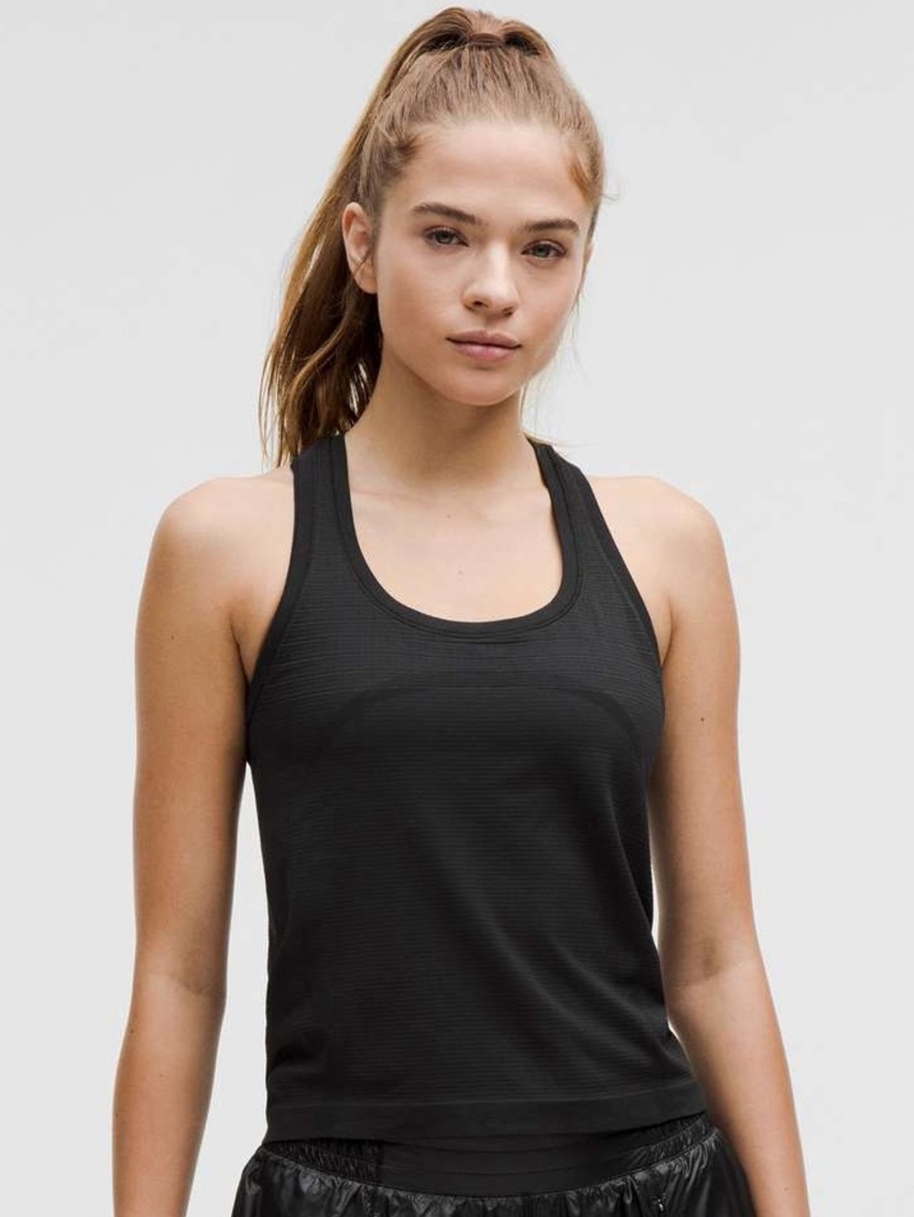 Lululemon Swiftly Tech Racerback Tank Top 2.0 Waist Length *Glow Stripe